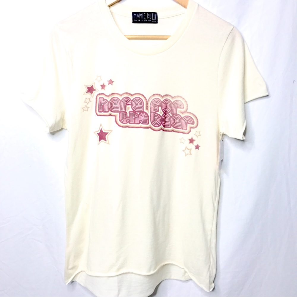Here for the beer Tee